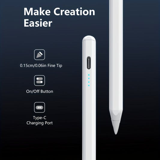 Capacitive Stylus Pen Fast Charging, High Precision Sensitivity